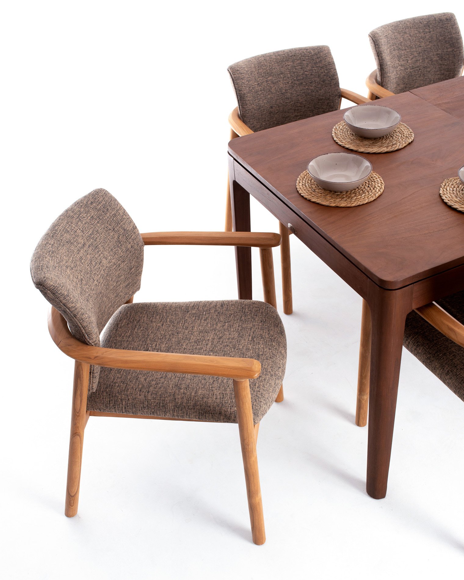 AMALFI EXTENSION INDOOR DINING TABLE & NINA DINING ARM CHAIR Thumbnail